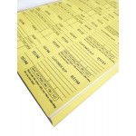 Ticket Book-Square Counter Book-yellow color books